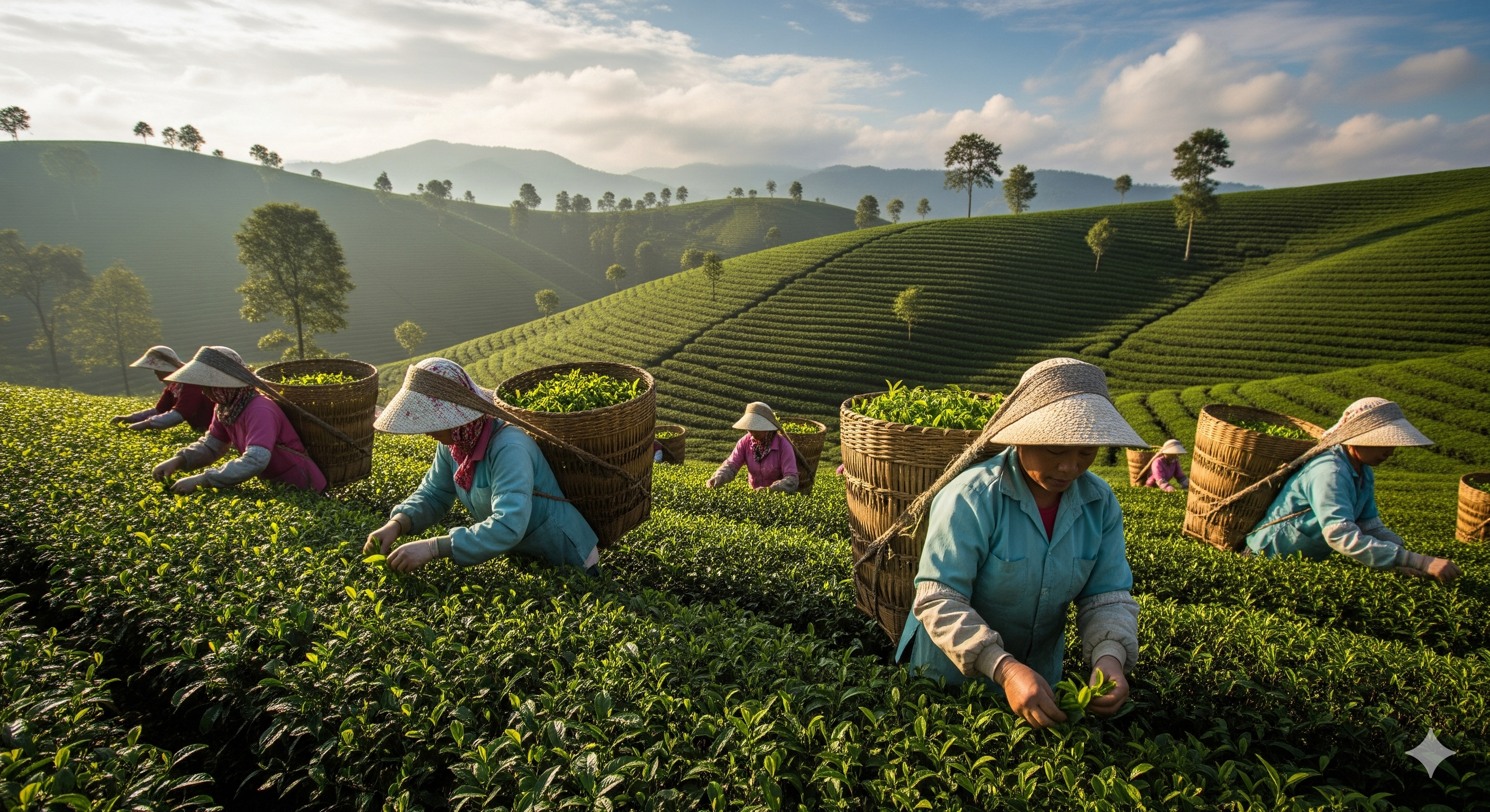 Tea product creation and blending